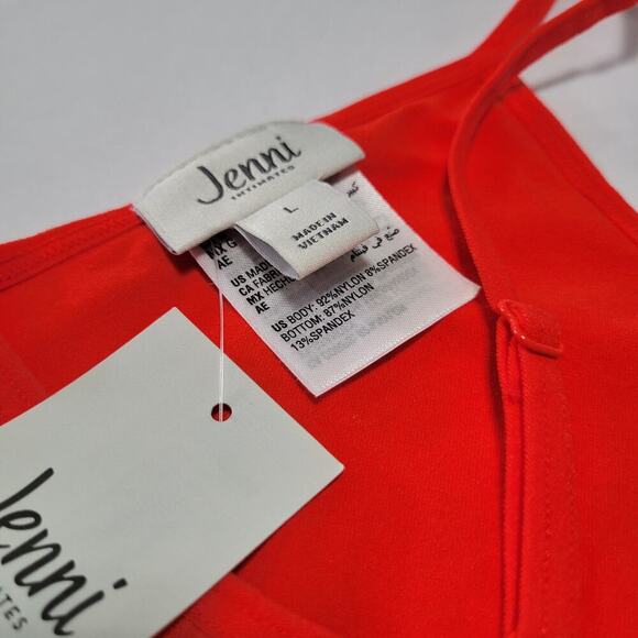 Jenni Intimates Light Support Bralette Papaya Punch Lounge PJ NWT Size Large - Picture 6 of 6